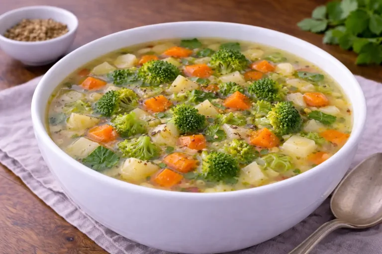 Mercimeksiz Sebze Çorbası