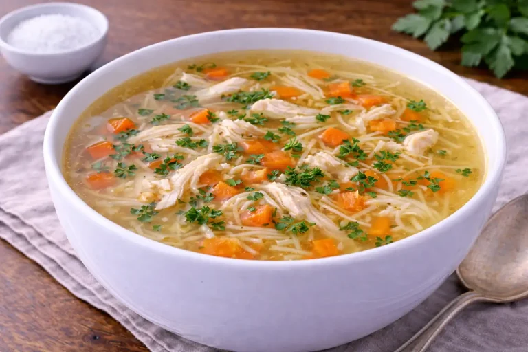 Tavuk Suyu Çorbası