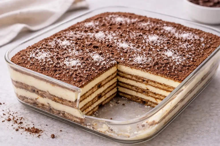 Klasik Bisküvili Pasta