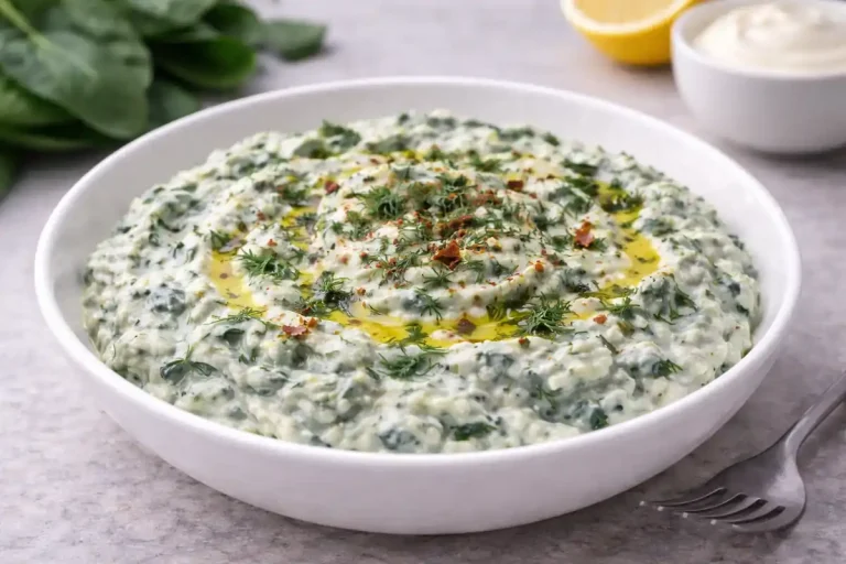 Yoğurtlu Ispanak Mezesi